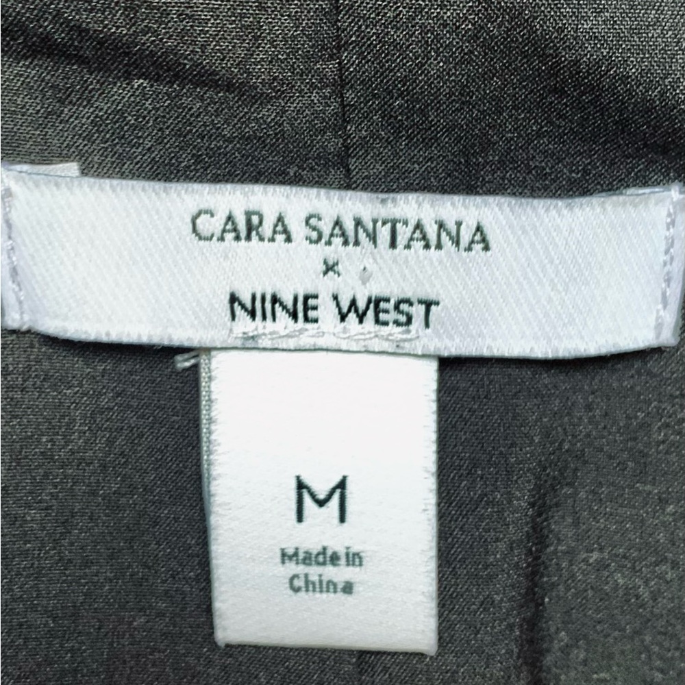 Nine West Cara Santana X Black Velvet Blazer Jacket - Picture 11 of 16
